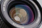 Minolta MD W.Rokkor 24mm F/2.8 Lens #66075F5