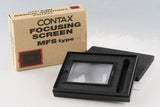 Contax Focusing Screen MFS-3 With Box #66360
