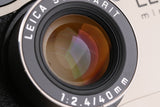 Leica minilux 35mm Point & Shoot Film Camera #66443 T