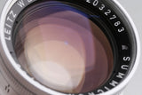 Leica Leitz Summicron 50mm F/2 Lens for Leica M #66446 T