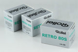 Rollei Retro 80s 135-36枚撮り モノクロネガフィルム 3本セット #FR8s