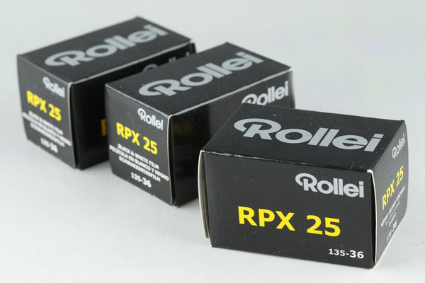 Rollei RPX 25 135 36枚撮り モノクロネガフィルム 3本セット #FRR25