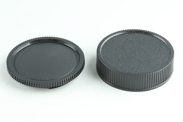 Leica R Mount Body Cap & Rear Lens Cap Set #LRBR