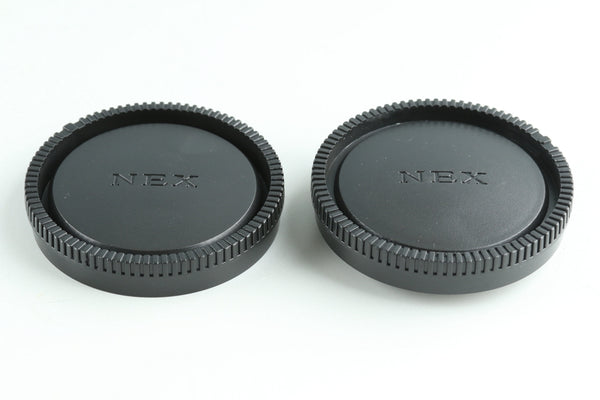 Sony NEX E Mount Body Cap & Rear Lens Cap Set #SEBR