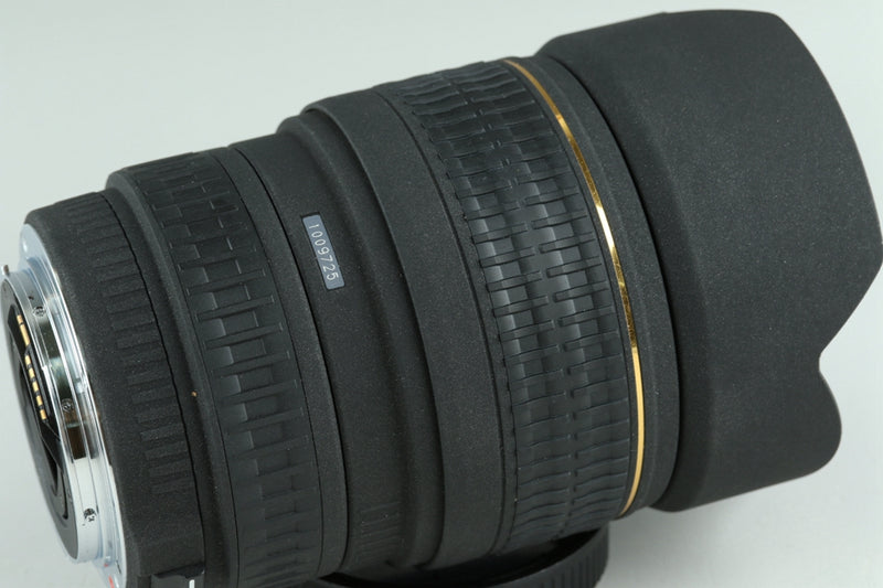 Sigma EX 15-30mm F/3.5-4.5 DG Lens for Canon #23242F5