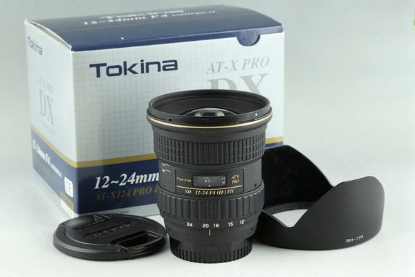 Tokina AT-X Pro 12-24mm F/4 IF DX Aspherical Lens for Nikon With Box #23274