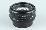 Ricoh Rikenon P 50mm F/1.7 Lens for Pentax K #26343I1