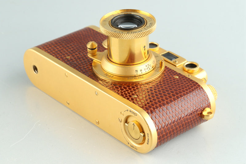 Leica IIIb Gold + Elmar 50mm F/3.5 Lens #30334E4
