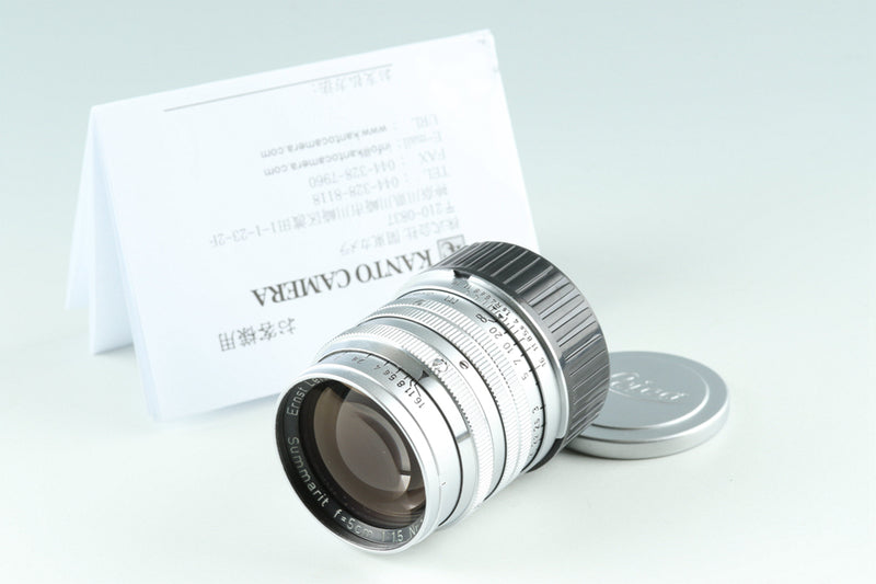 Leica Leitz Summarit 50mm F/1.5 Lens for Leica L39 + Leica M Adapter #32835T