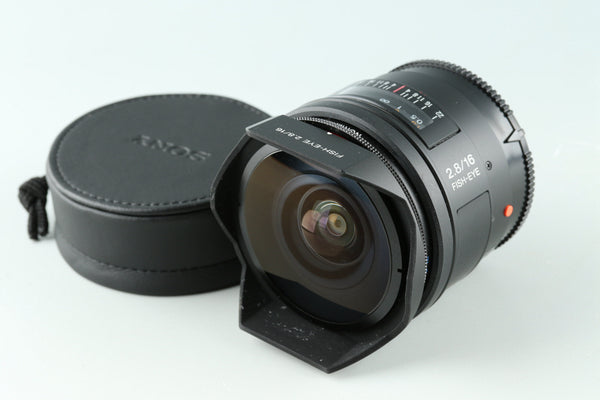 Sony 16mm F/2.8 Fish-Eye Lens for Sony AF #33186G1