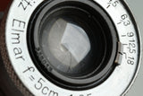 Leica Leitz Elmar 50mm F/3.5 Lens for Leica L39 #35800C2