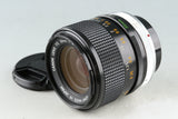 Canon FD 35mm F/2 S.S.C. Lens #36619F4