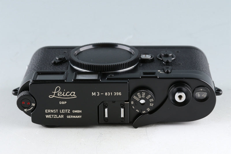 Leica Leitz M3 Repainted Black Repainted by Kanto Camera *Double Stroke* #36883T