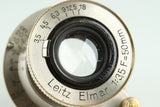 Leica Leitz Elmar 50mm F/3.5 Lens for Leica L39 #37508T