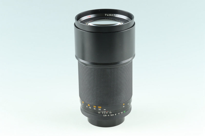 Contax Carl Zeiss Sonnar T* 180mm F/2.8 MMJ Lens for CY Mount