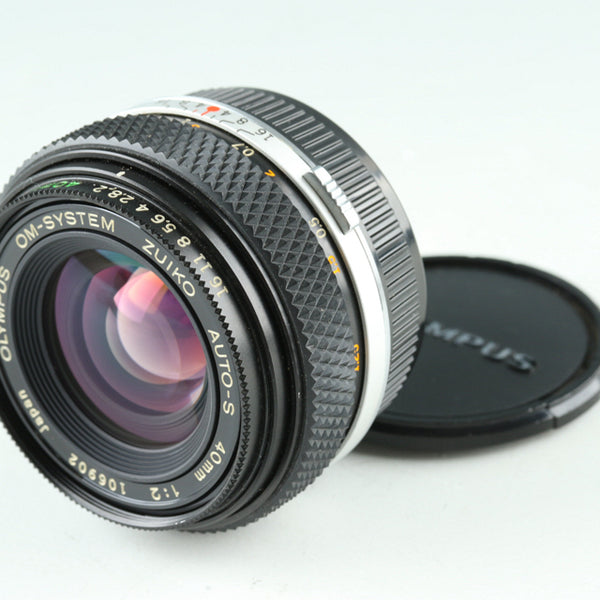 Olympus OM-System Zuiko Auto-S 40mm F/2 Lens #38007F4