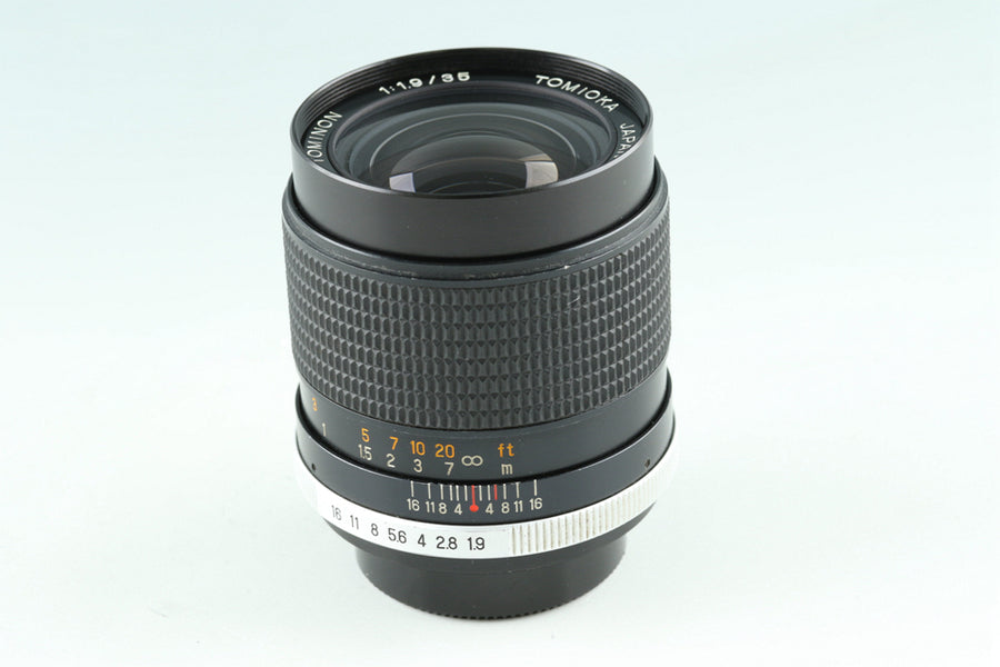 Tomioka Auto Tominon 35mm F/1.9 Lens for M42 Mount #38077E5 – IROHAS SHOP