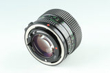 Canon FD 50mm F/1.2 Lens #38244F4