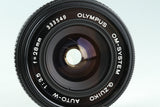 Olympus OM-System G.Zuiko Auto-W 28mm F/3.5 Lens #38280F4