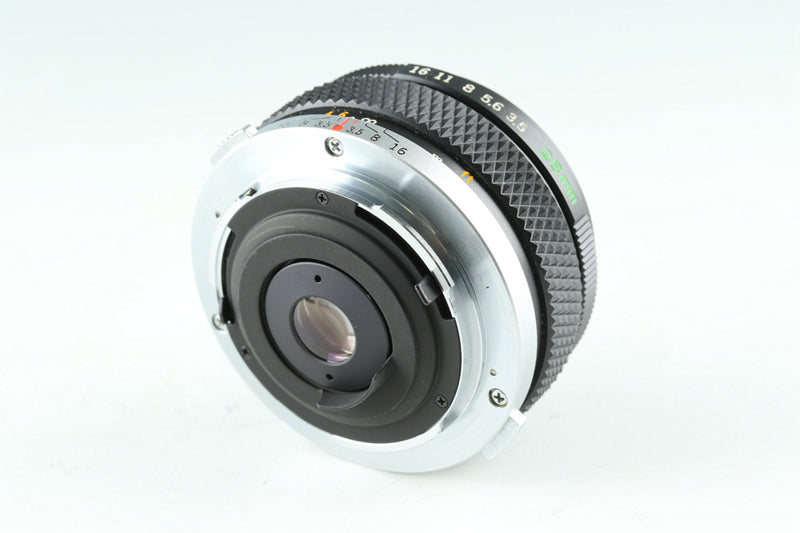 Olympus OM-System G.Zuiko Auto-W 28mm F/3.5 Lens #38280F4