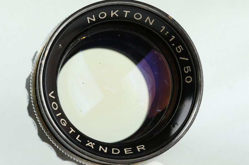 Voigtlander Nokton 50mm F/1.5 Lens for Leica L39 #38714K