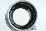 Leica Leitz Summicron 50mm F/2 Lens for Leica L39 #38739T