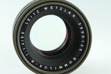 Leica Leitz Summilux-R 50mm F/1.4 Safari 3-Cam Lens for Leica R #38742E6