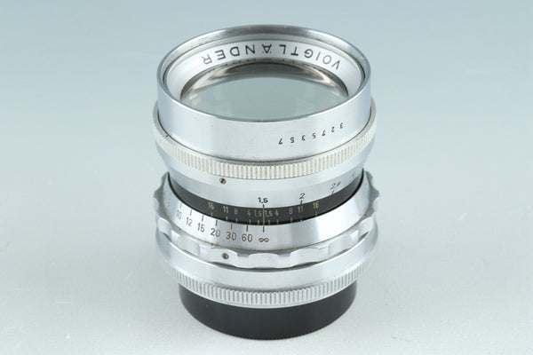 Voigtlander Nokton 50mm F/1.5 Lens for Leica L39 #39113K