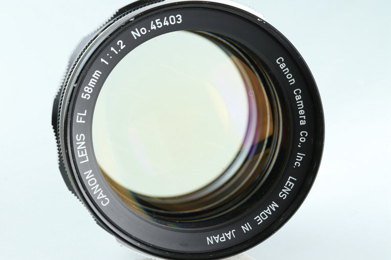 Canon FL 58mm F/1.2 Lens #39578F4