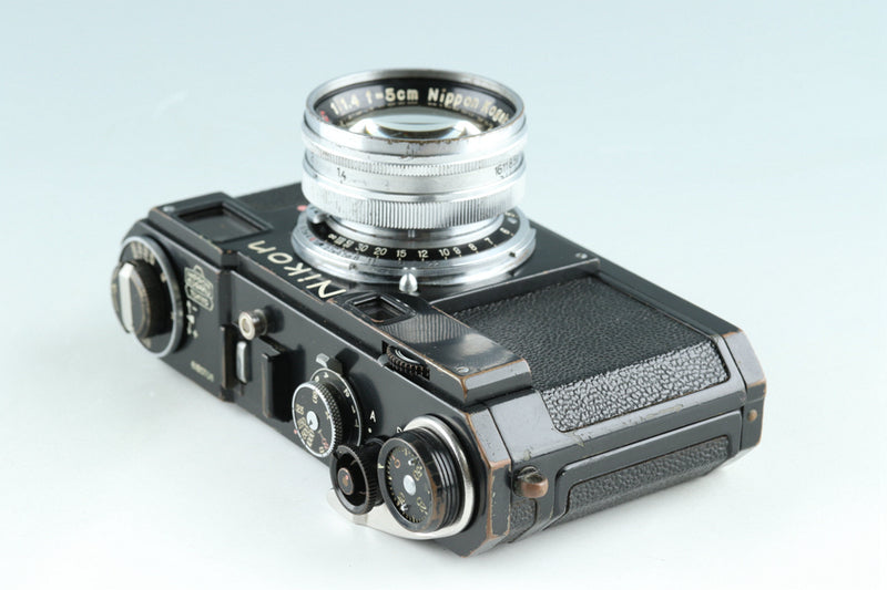 Nikon S2 Original Black Paint + NIKKOR-S・C 50mm F/1.4 Lens