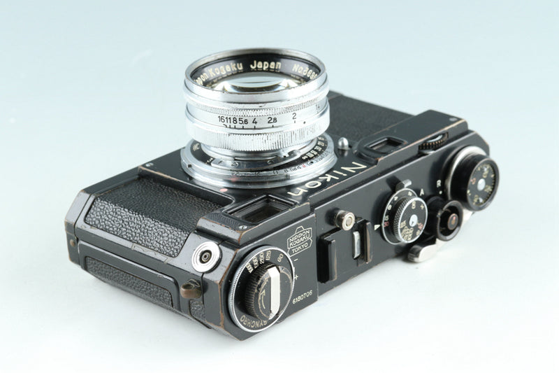 Nikon S2 Original Black Paint + NIKKOR-S・C 50mm F/1.4 Lens
