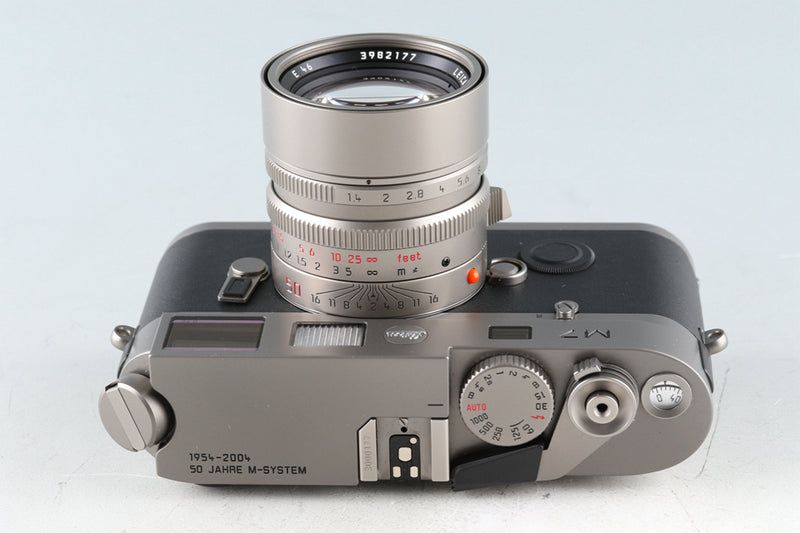 Leica M7 Titanium 50 JAHRE + Summilux-M 50mm F/1.4 ASPH. Lens