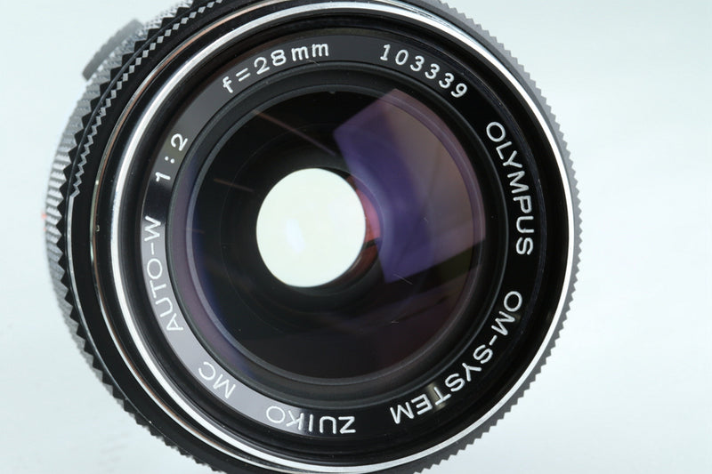 Oylmpus OM-System Zuiko MC Auto-W 28mm F/2 Lens #39914F4