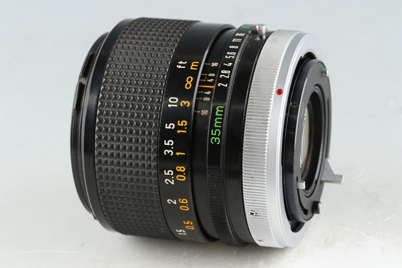 Canon FD 35mm F/2 S.S.C. Lens #39990H12