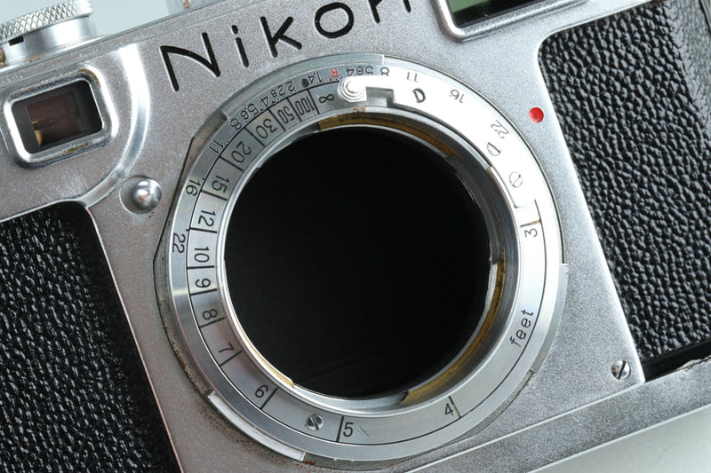 Nikon S2 + Nikkor-S.C 50mm F/1.4 Lens #40515D1 – IROHAS SHOP
