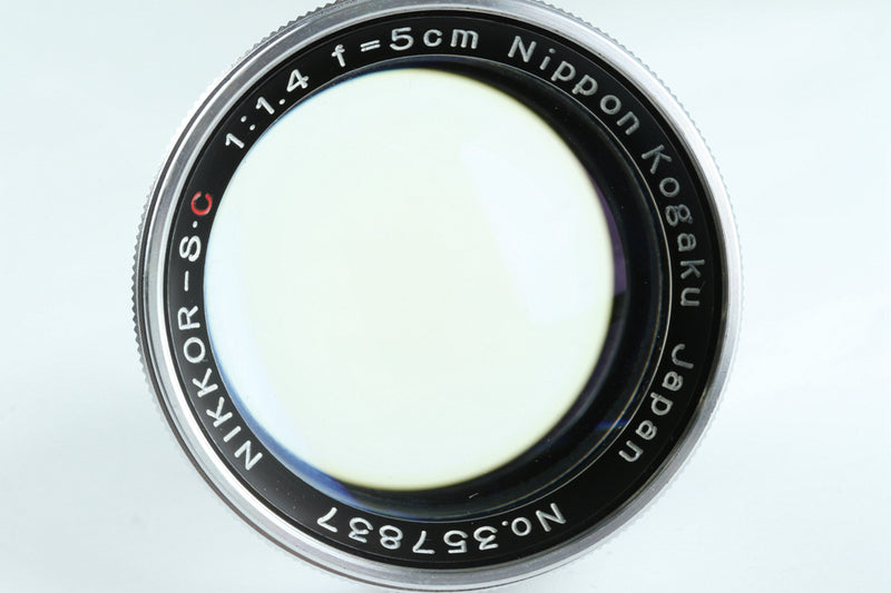 Nikon S2 + Nikkor-S.C 50mm F/1.4 Lens #40515D1 – IROHAS SHOP