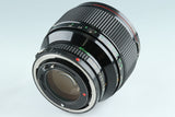 Canon FD 85mm F/1.2 L Lens #40519H13
