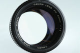 Canon FD 85mm F/1.8 Lens #40711H13
