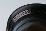 Nikon S3 Original Black Paint + Nikkor-S 50mm F/1.4 Lens #41344D5