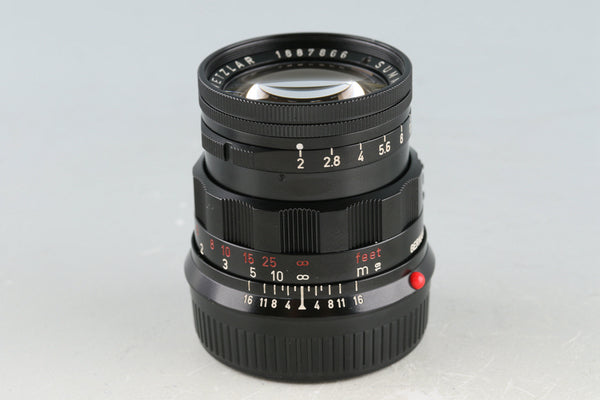 Leica Leitz Summicron 50mm F/2 Lens Black for Leica M Repainted by Kanto Camera #41484T