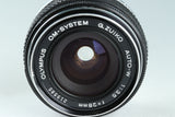 Olympus OM-System G.Zuiko Auto-W 28mm F/3.5 Lens #41757F4