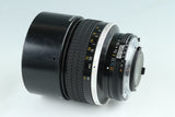Nikon Nikkor 135mm F/2 Ais Lens #41921A6