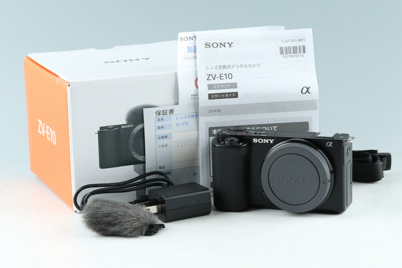 Sony ZV-E10 Digital Camera With Box *Display Language is only