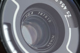 Nikon NIKONOS-V + NIKKOR 35mm F/2.5 Lens #42376D5