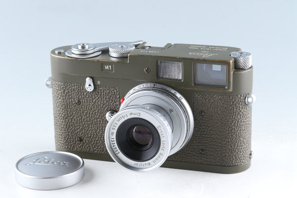 Leica M1 Olive + Elmar 50mm F/3.5 Lens #42412K