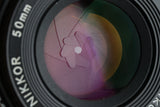 Nikon Nikkor 50mm F/1.8 Ais Lens #42435A4
