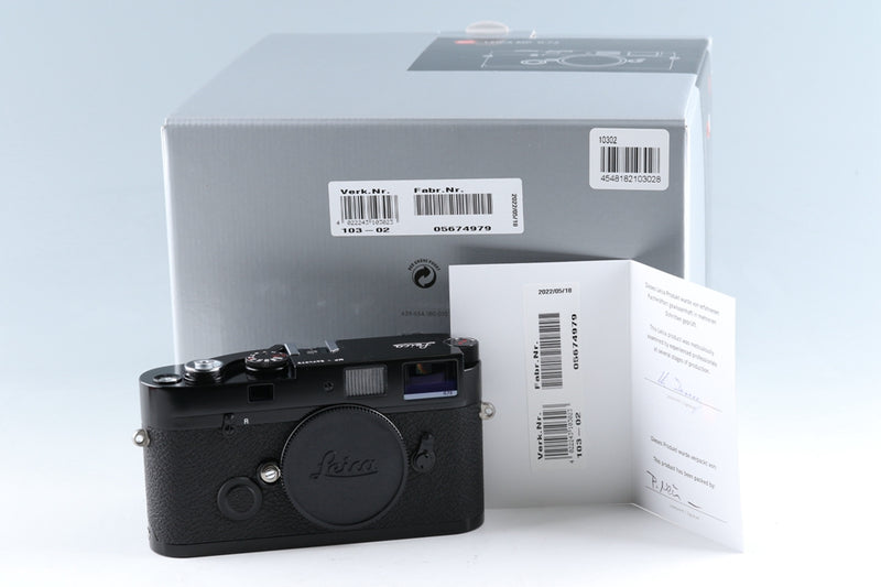 *New* Leica MP 0.72 Black Paint 35mm Rangefinder Film Camera With Box #42553L