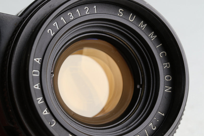 Leica Leitz Canada Summicron 35mm F/2 Lens for Leica M #42633T