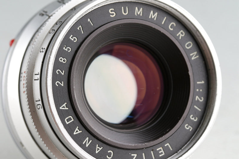 Leica Leitz Canada Summicron 35mm F/2 8-Elements Lens for Leica M #42681T