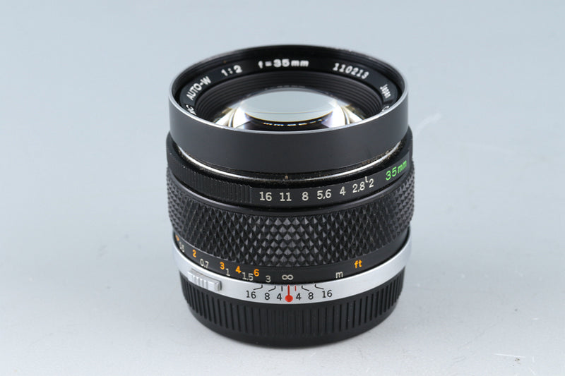 Olympus OM-System Zuiko MC Auto-W 35mm F/2 Lens #42758C4